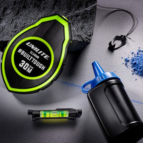 Unilite 30m Chalk Line with Blue Chalk Bottle