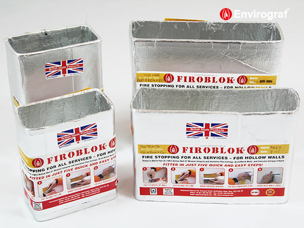 Firoblok for Ventilation Ducting -110mm x 54mm -600mm