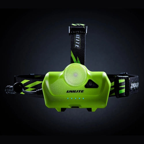 750 Lumen Headtorch with Twist Dimmer Switch and red LED back light