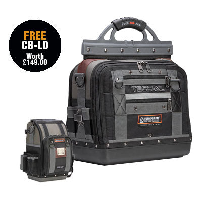 Veto Pro Pac Tech XL Extra Large Tech Tool Bag with Free CB-LD Tool Bag