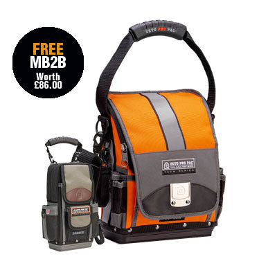 Veto TP-XL Hi-Viz Orange Large Tool Pouch with Free MB2B Meter Bag