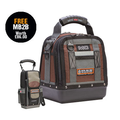 Veto MC- Compact Service Technicians Tool Bag with Free MB2B Meter Bag
