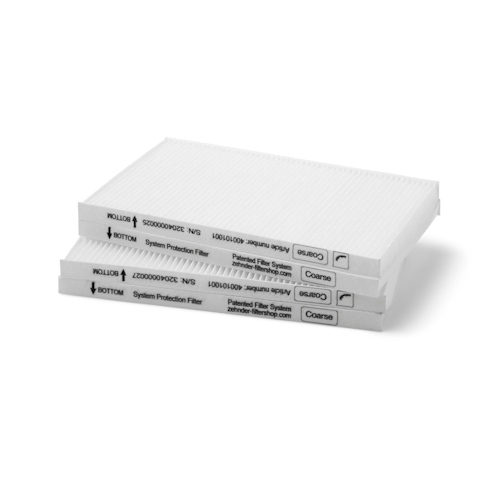Filter for Zehnder ComfoAir 350/550, refill for reusable frame, ISO Coarse (G4), 2 Pieces