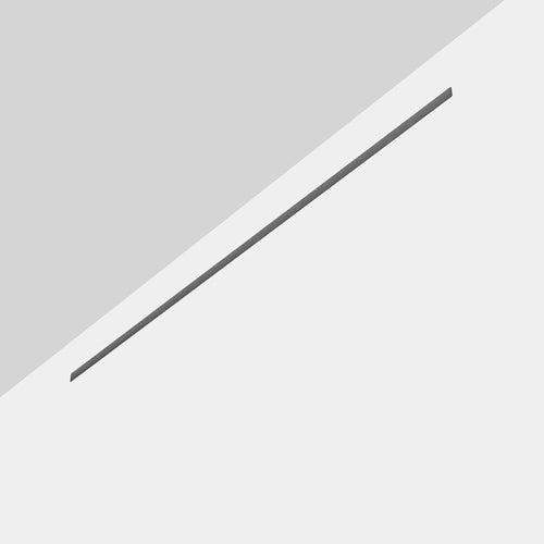 Slot ventilation diffuser ERGOVENT LINEO-600 VERTICAL connection (2 x 75 mm duct conections / 1 slot x 600 mm x 20 mm / with damper)