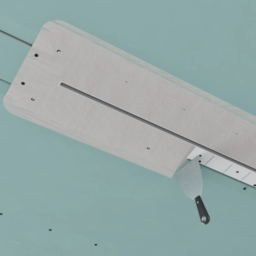 Slot ventilation diffuser ERGOVENT LINEO-600 (2 x 75 mm duct conections / 1 slot x 600 mm x 20 mm / with damper)