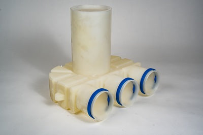 Zehnder Supply Valve Housing, Dia 125mm Valve to 3 x Dia 75mm Ports