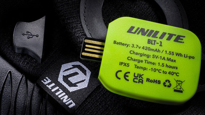 Unilite BLT-1 Warm Knitted Beanie with Removable USB LED Light