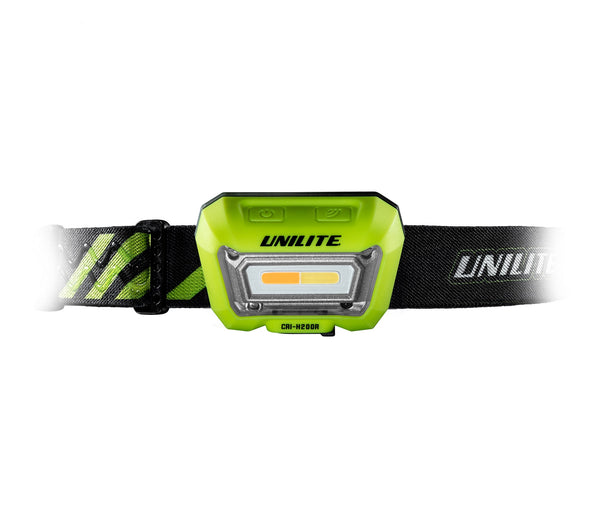 Unilite CRI-H200R Rechargeable Headlight, 200 Lumens, High CRI 96+