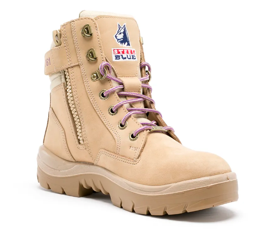 Steel Blue Work Boots Southern Cross Zip Ladies S3 Steel Blue Work Boots Southern Cross Zip Ladies S3