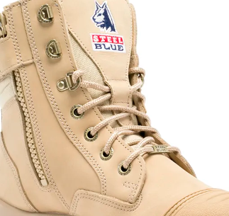 Steel Blue Nylon Laces