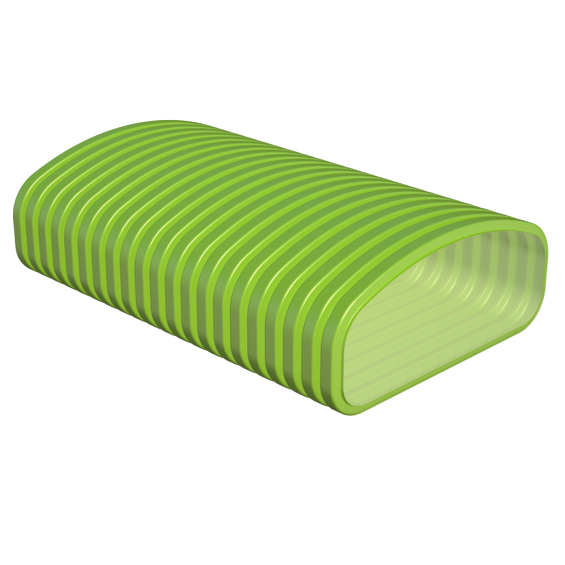 Ubbink AE55sc Semi-Rigid Duct 20m 130/60mm mm Outside/Inside Diameter Duct