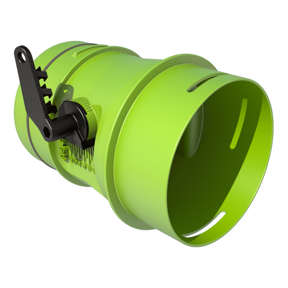 Ubbink AE34c Adjustable Air Restrictor Valve Semi-Rigid 75/63mm Outside/Inside Diameter Duct