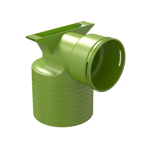 Ubbink Air Excellent AE48C 125mm 90° Valve Adaptor - 188188