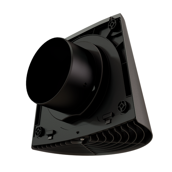 Ubbink Contego Wall Terminal 125mm Black Grey