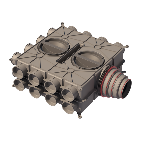 Ubbink Air Excellent Distribution Box DB824 125-200 24 Connections