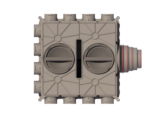 Ubbink Air Excellent Distribution Box DB824 125-200 24 Connections