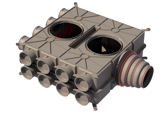 Ubbink Air Excellent distribution box DB816 125-200 16 connections