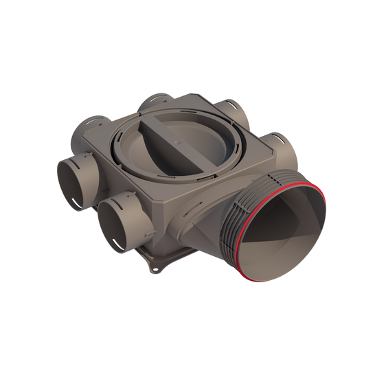 Ubbink Air Excellent Distribution Box DB206H160 6 Connections