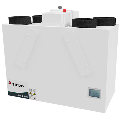 Titon HRV1.35 Q Plus Eco Aura Left/Right-Handed with Aura T Programmable Touch Screen Controller