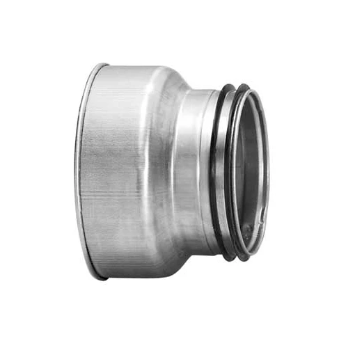 RCFU Pressed Concentric Short Reducer with Female End Safe Galvanised, 200 to 180mm