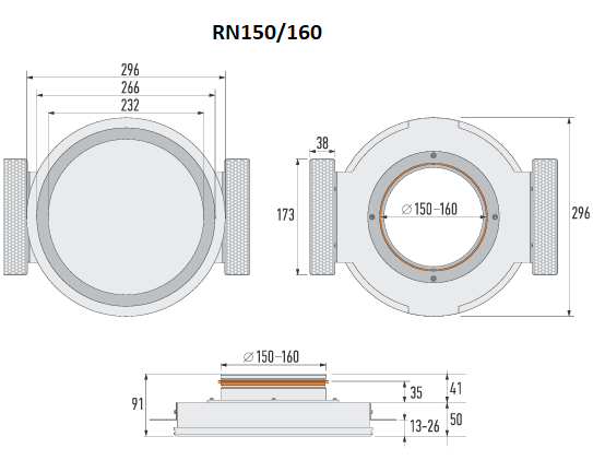 Ergovent Rondo Ventilation Diffuser - 100/125/150/160mm Sizes Available