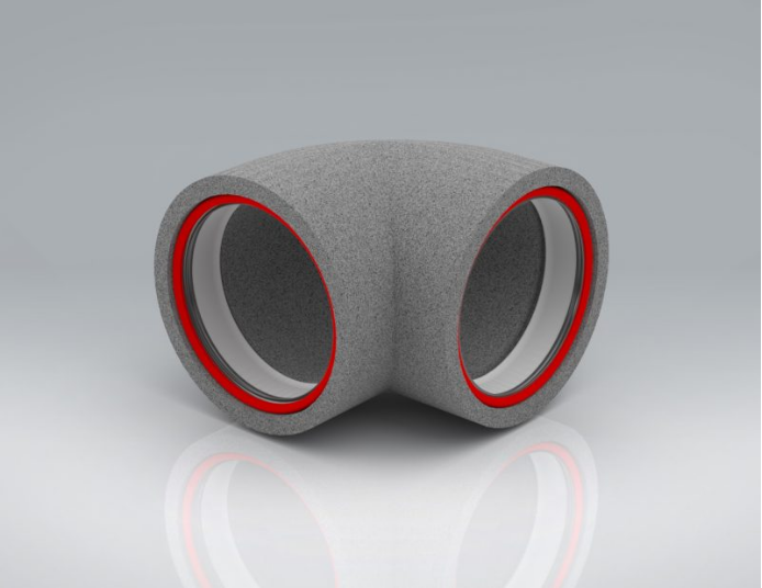Verplas 125mm Thermal 90 Bend (Individual)