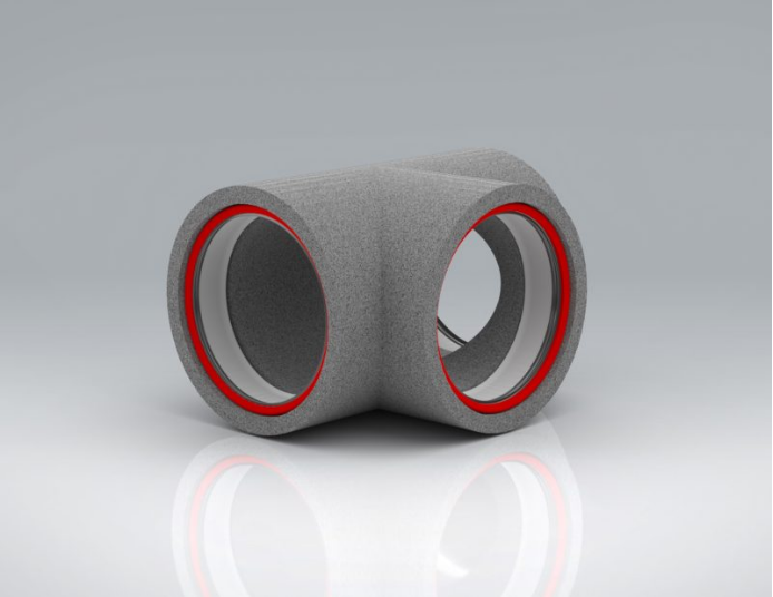 Verplas 160mm Thermal T Piece (Individual)