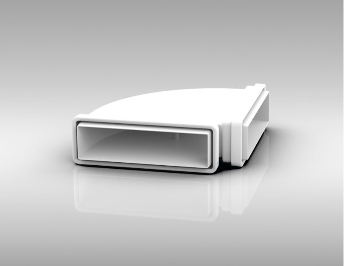 Verplas 204mm x 60mm 90° Bend with Self-Seal