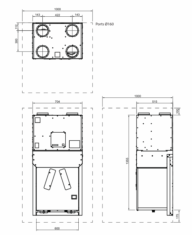 Titon HRV Cool Plus Wall Mounting Frame