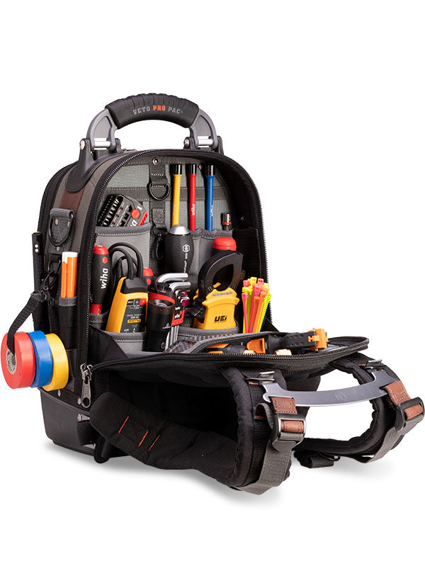 Veto Tech-Pac-MC Compact Service Tech Tool Backpack with Free CB-LD Tool Bag