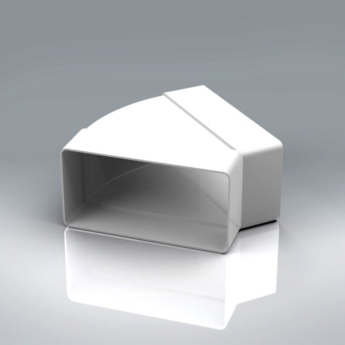Verplas 110mm x 54mm 45 Degree Horizontal Bend (110x54)