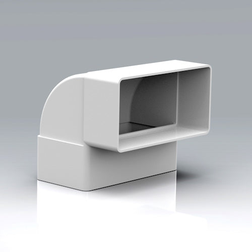 Verplas 110mm x 54mm 90 Degree Vertical Bend F/R (110x54)