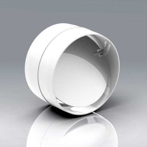 Verplas 100mm Round Connector with Damper (100)