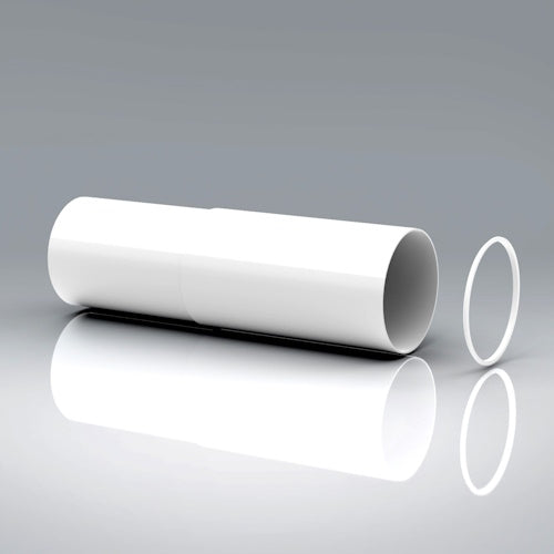 Verplas 100mm Round Telescopic Pipe 200-350mm with Reducing Ring