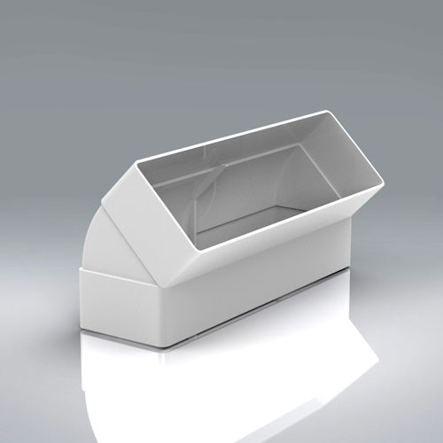 Verplas 204mm x 60mm 45 Degree Vertical Bend (204x60)