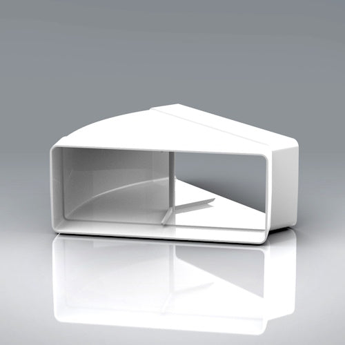 Verplas 220mm x 90mm 45 Degree Horizontal Bend (220x90)