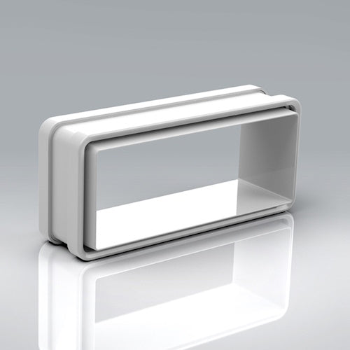 Verplas 220mm x 90mm Verplas Duct to Duct Self-Seal Coupling