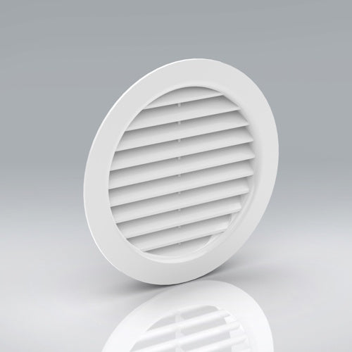 Verplas 125mm Diameter Round Grille White or brown