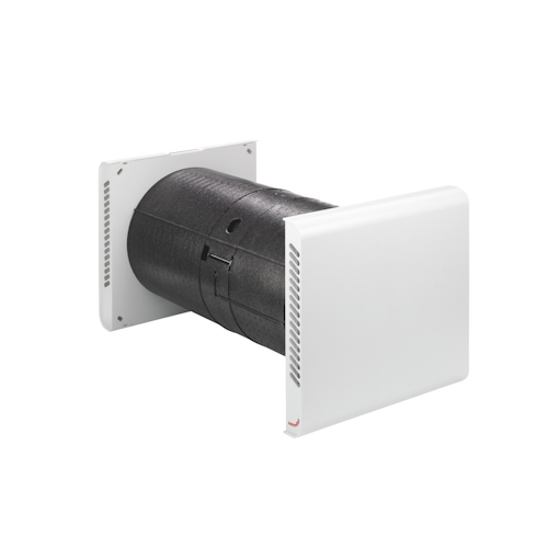 Zehnder ComfoSpot 50 Single Room Heat Recovery Unit with Stainless Steel External Wall Panel