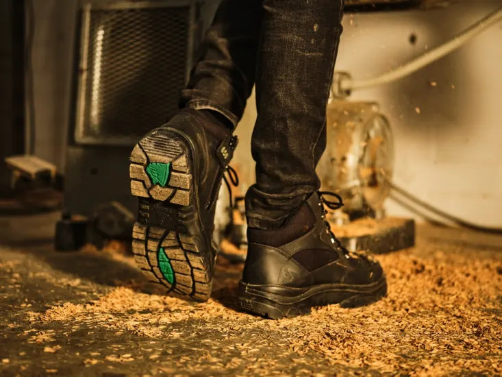 Steel Blue Mens Work Boots Parkes Zip Scuff S3