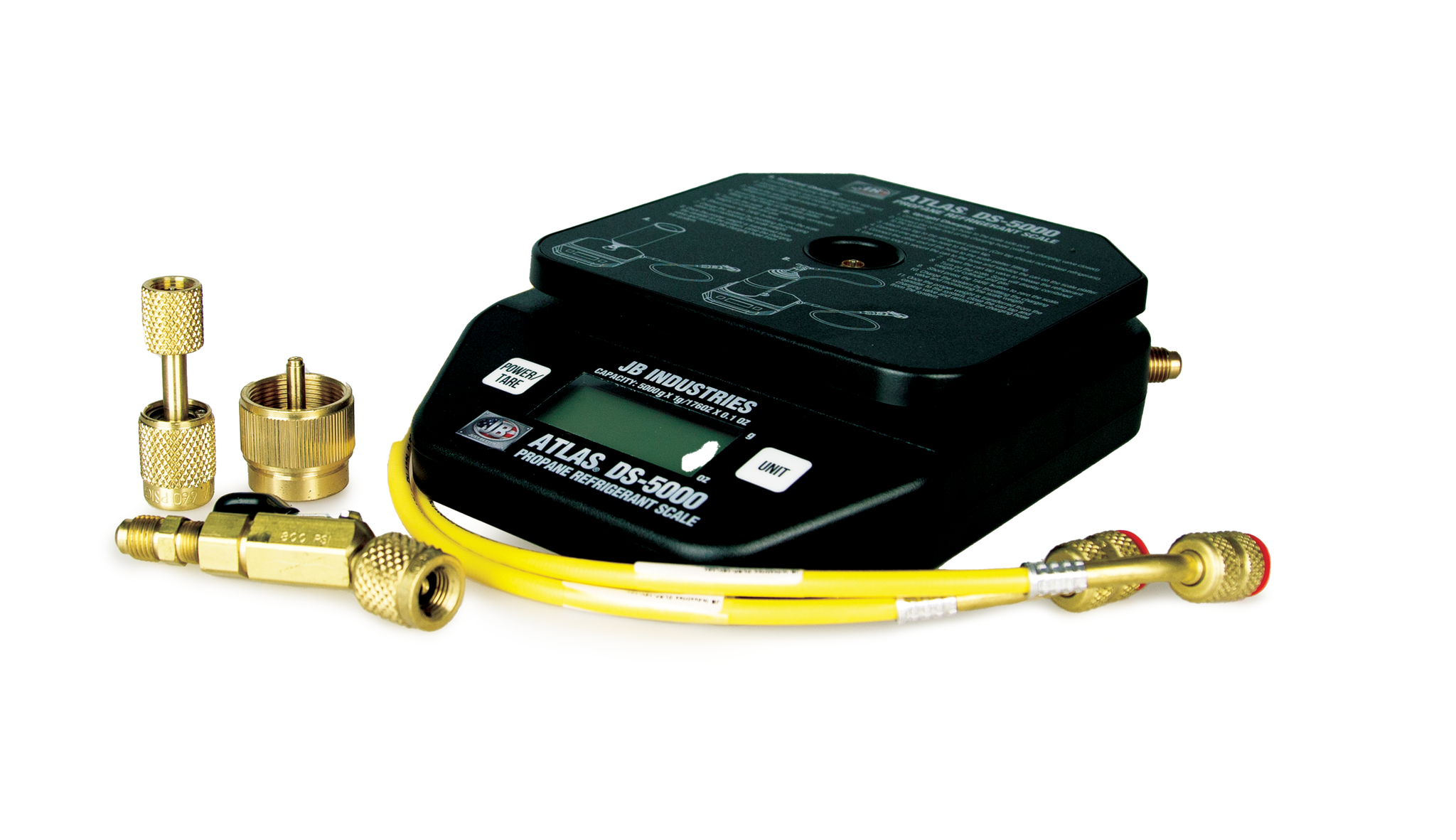 Javac Propane Scale w/2 Hoses & Ball Valve