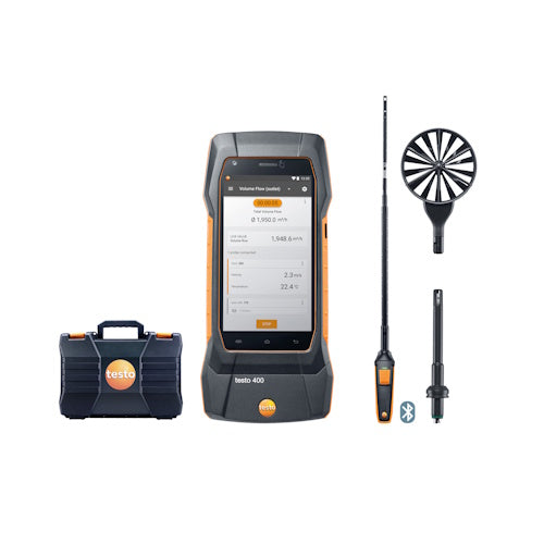Testo 400 Airflow Kit with Hot Wire Probe