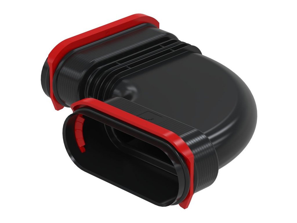 Zehnder ComfoTube Flat 51, Horizontal 90 Deg Bend