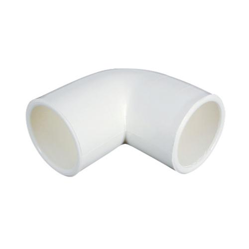White 90 deg Elbow - 3-4" ( 21.5mm OD, 15mm ID) bag of 5