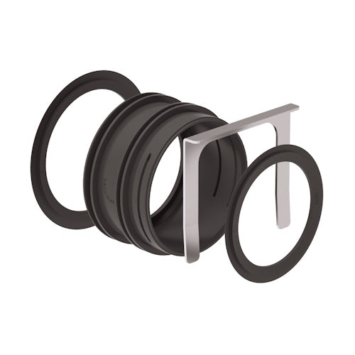 990322010Zehnder ComfoTube 90mm diameter, mmanifold/grille housing spigot reducer, 90mm diamater to 75mm diameter