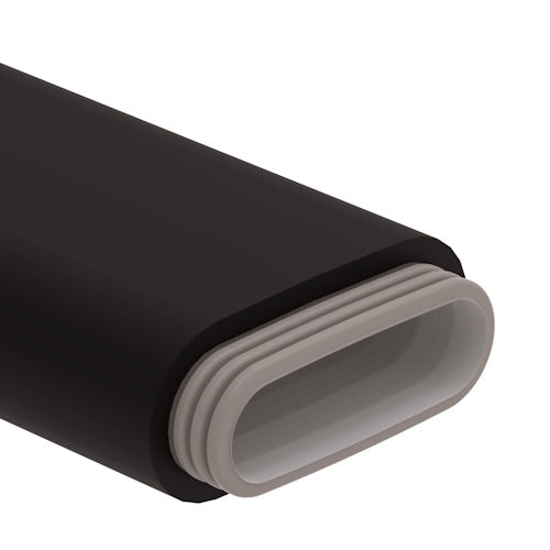 990328032Zehnder ComfoTube Therm insulated Flat 51, 138 x 51mm, 10m roll