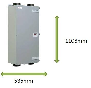 Zehnder ComfoAir 200 Filter Set, ISO Coarse / ISO ePM1 (G4 / F7), 2 pcs