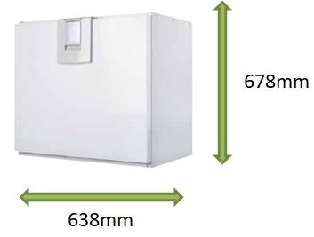 Airflow DV110SE Ventilation Unit filter 2 x G4 and 1 x F7