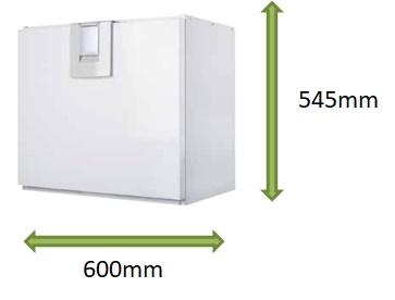 Airflow DV96SE Ventilation Unit filters 2 x G4 and 1 x F7 material