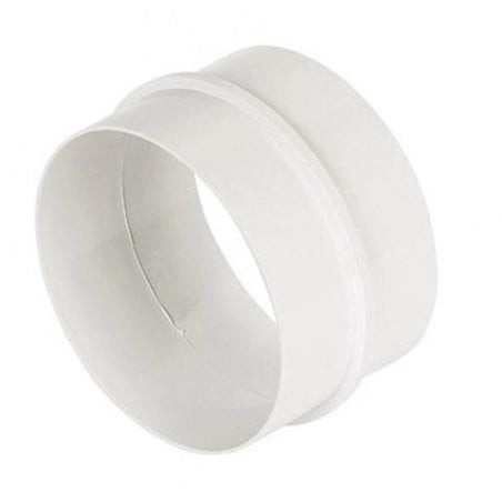 Zehnder GD Round PVC Ducting, Dia 100mm Pipe Connector